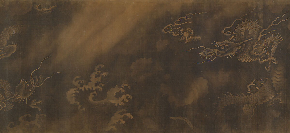Beneficent Rain, Zhang Yucai (Chinese, died 1316), Handscroll; ink on silk, China 