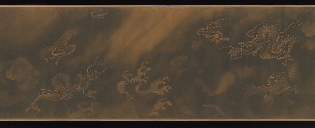 Beneficent Rain, Zhang Yucai (Chinese, died 1316), Handscroll; ink on silk, China