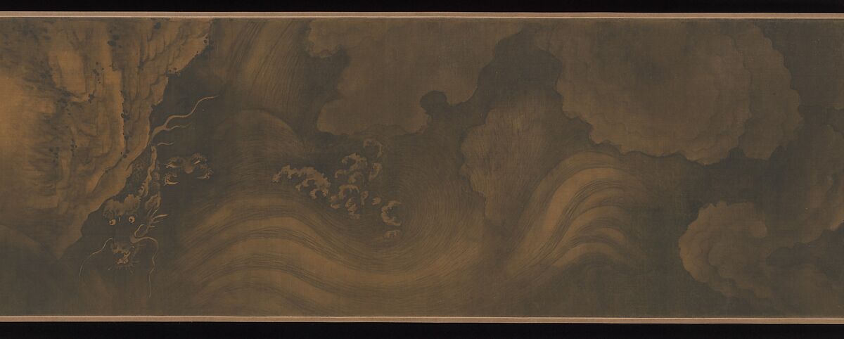 Beneficent Rain, Zhang Yucai (Chinese, died 1316), Handscroll; ink on silk, China