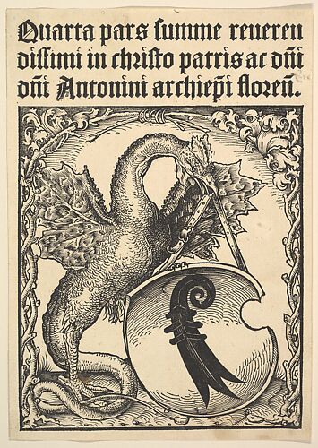 Basilisk Supporting the Arms of the city of Basel
