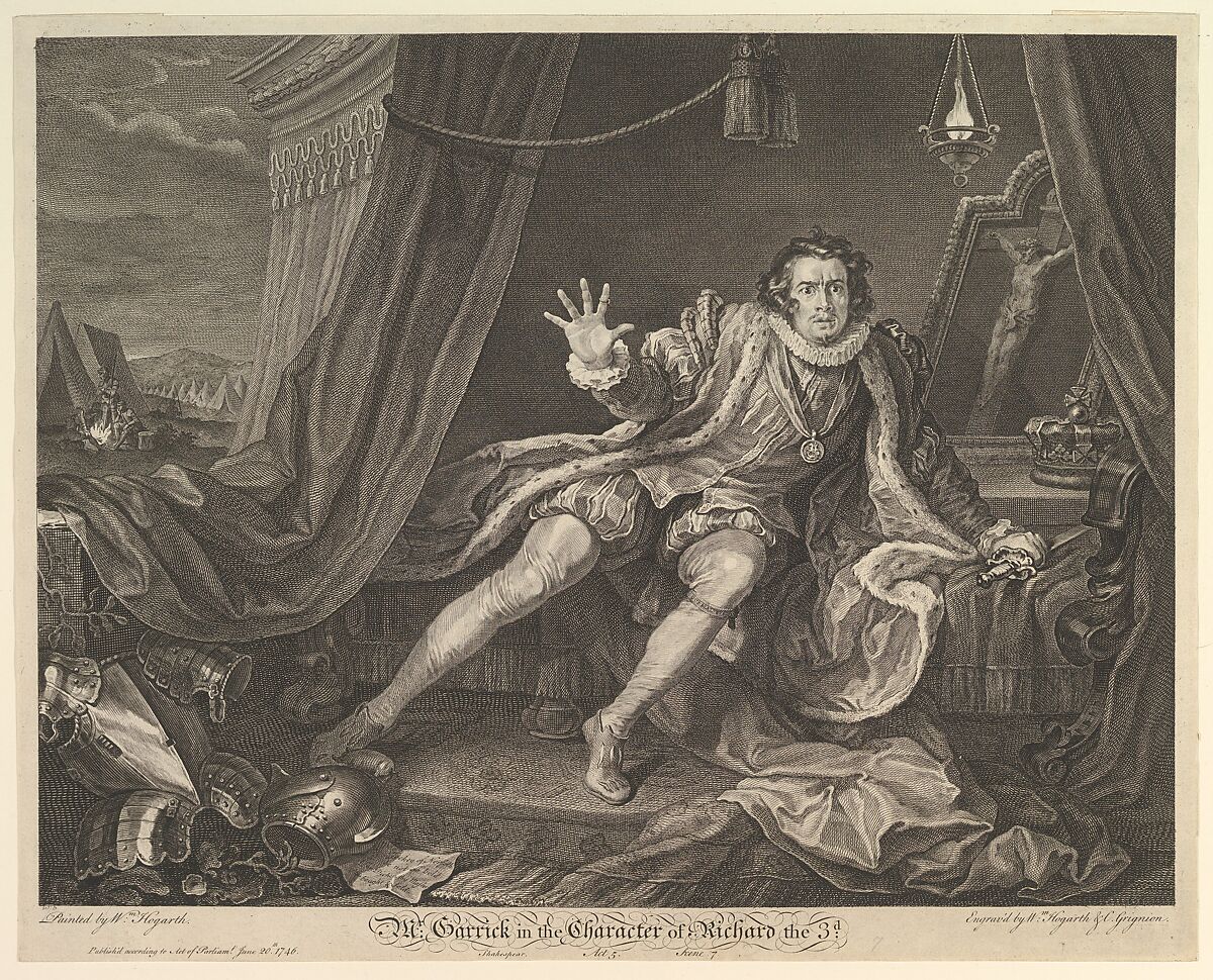 Mr. Garrick in the Character of Richard III