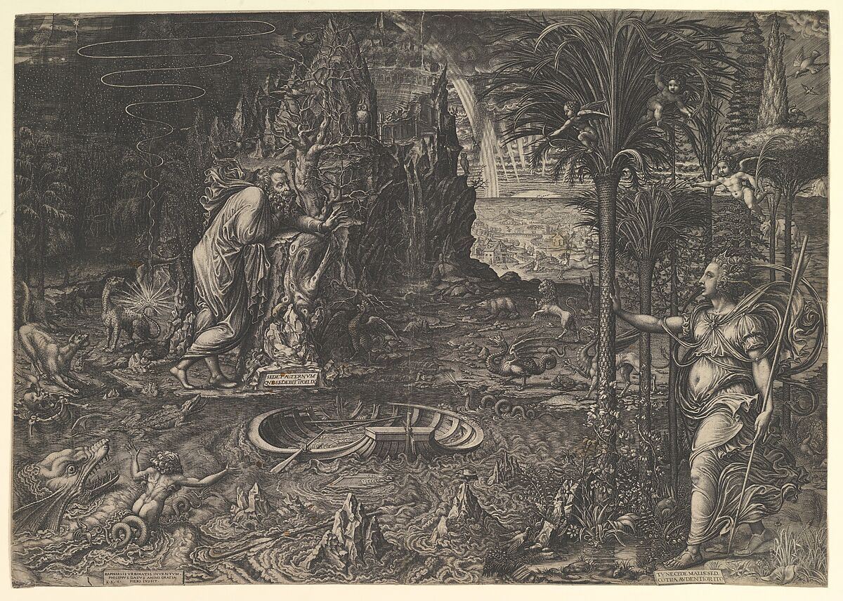 Allegory of Life, Giorgio Ghisi (Italian, Mantua ca. 1520–1582 Mantua), Engraving; second state of six (BLL) 