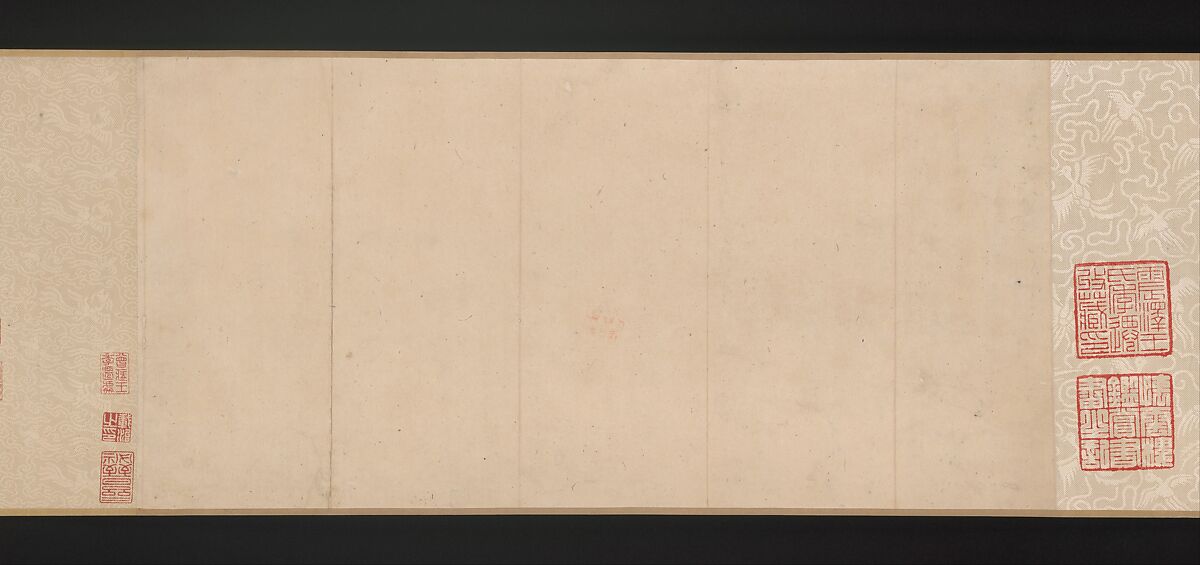Twin Pines, Level Distance, Zhao Mengfu (Chinese, 1254–1322), Handscroll; ink on paper, China