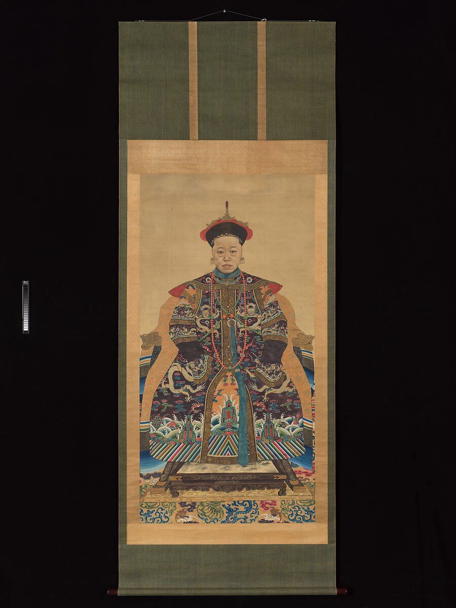 Imperial Portrait, Hanging scroll; ink and color on silk, China