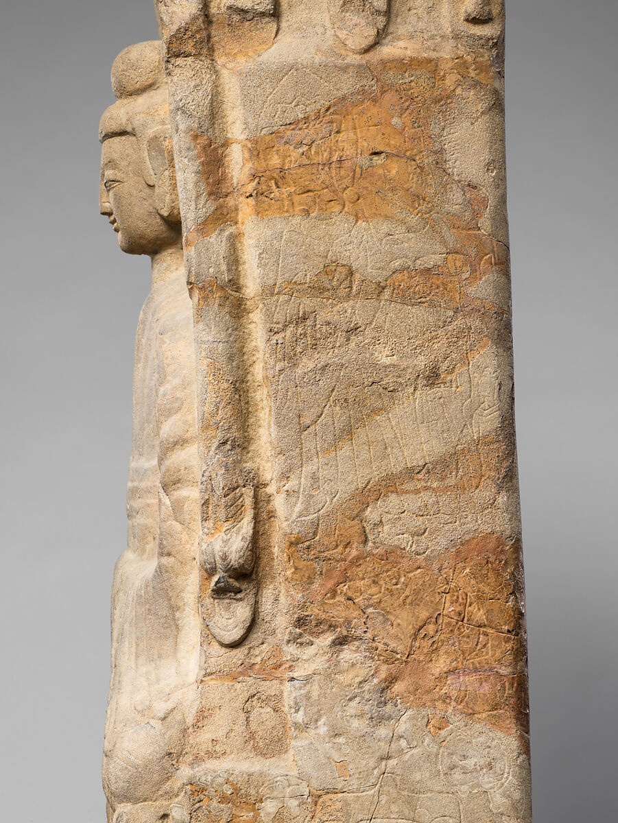 Stele with Buddha Maitreya, Limestone, China