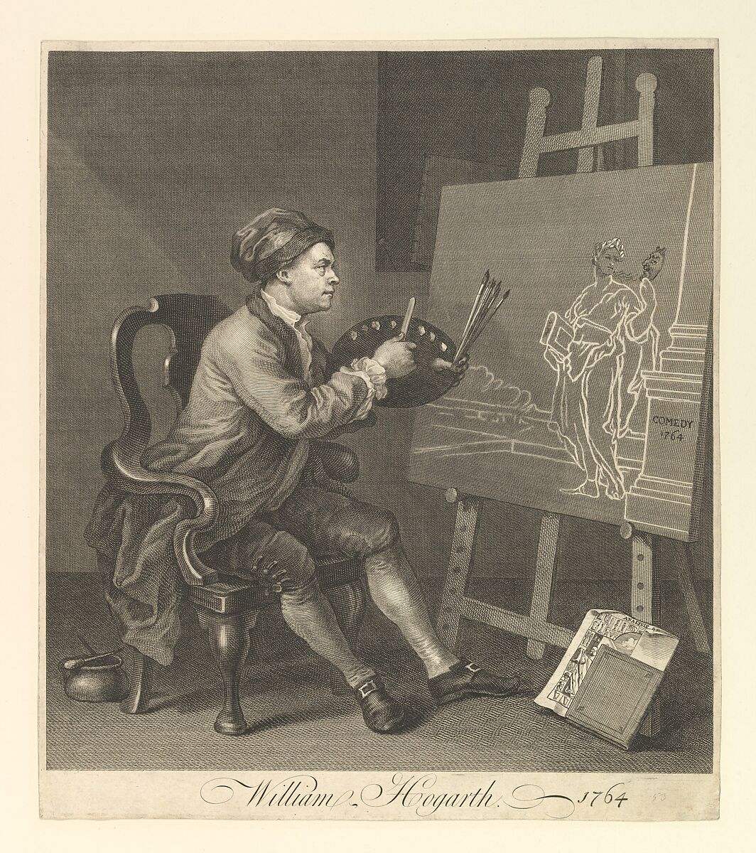 William Hogarth, Serjeant Painter to His Majesty, William Hogarth (British, London 1697–1764 London), Etching and engraving; seventh state of seven 