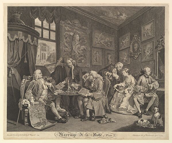 Marriage A-la-Mode, Plate I