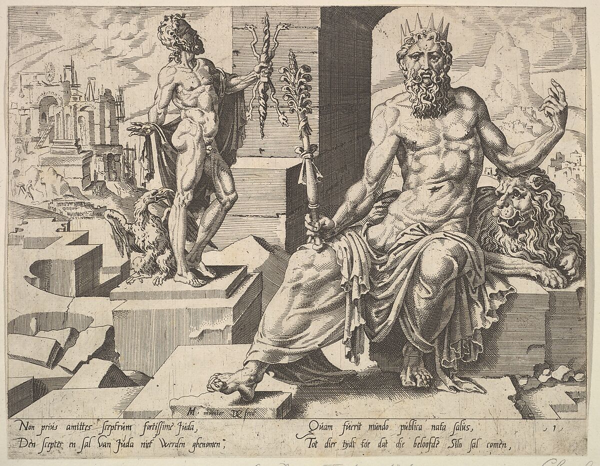 Judah, from "The Twelve Patriarchs", After Maarten van Heemskerck (Netherlandish, Heemskerck 1498–1574 Haarlem), Etching