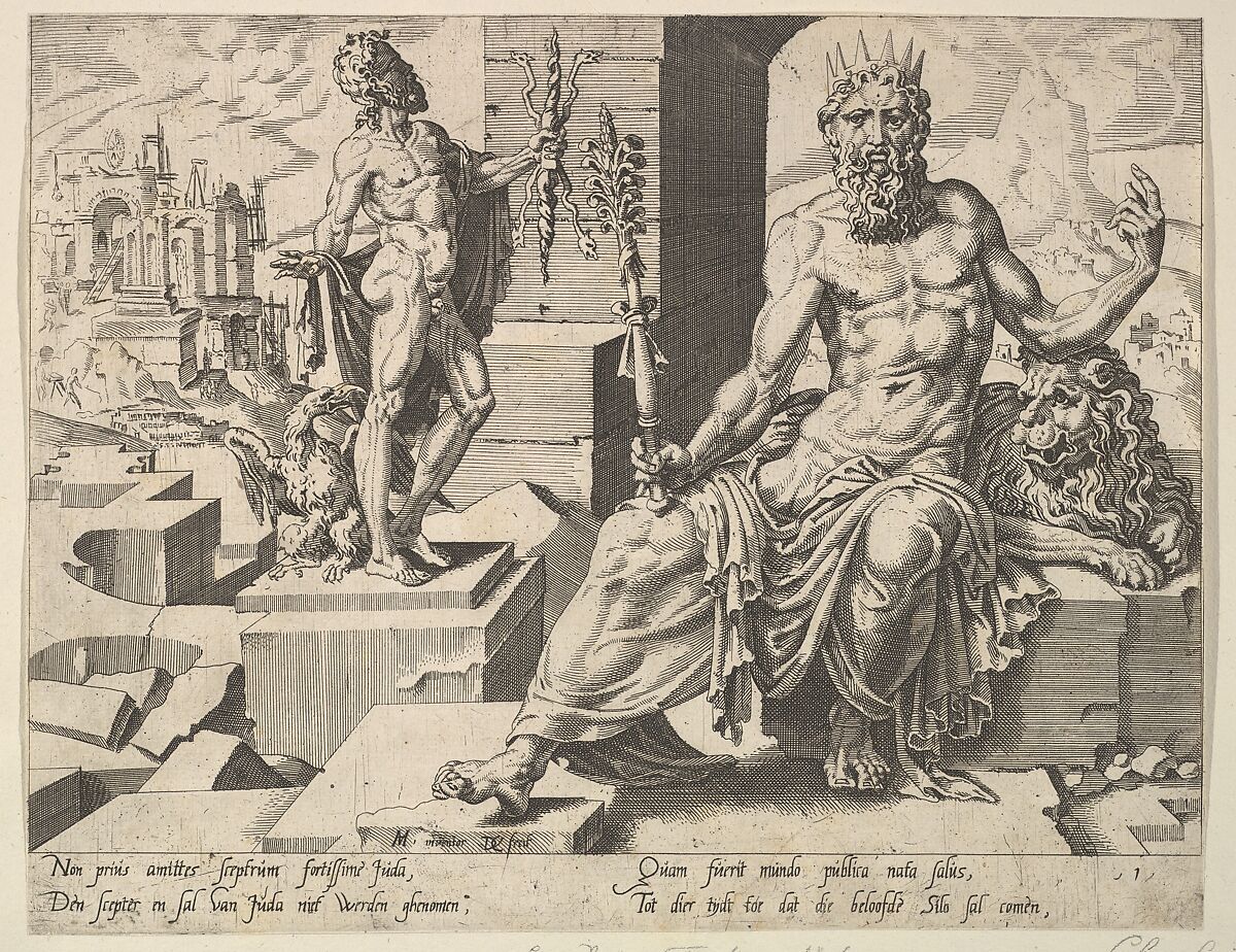 Judah, from "The Twelve Patriarchs", After Maarten van Heemskerck (Netherlandish, Heemskerck 1498–1574 Haarlem), Etching 