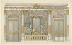 Design for Louise Vanderbilt's Bedroom at Hyde Park