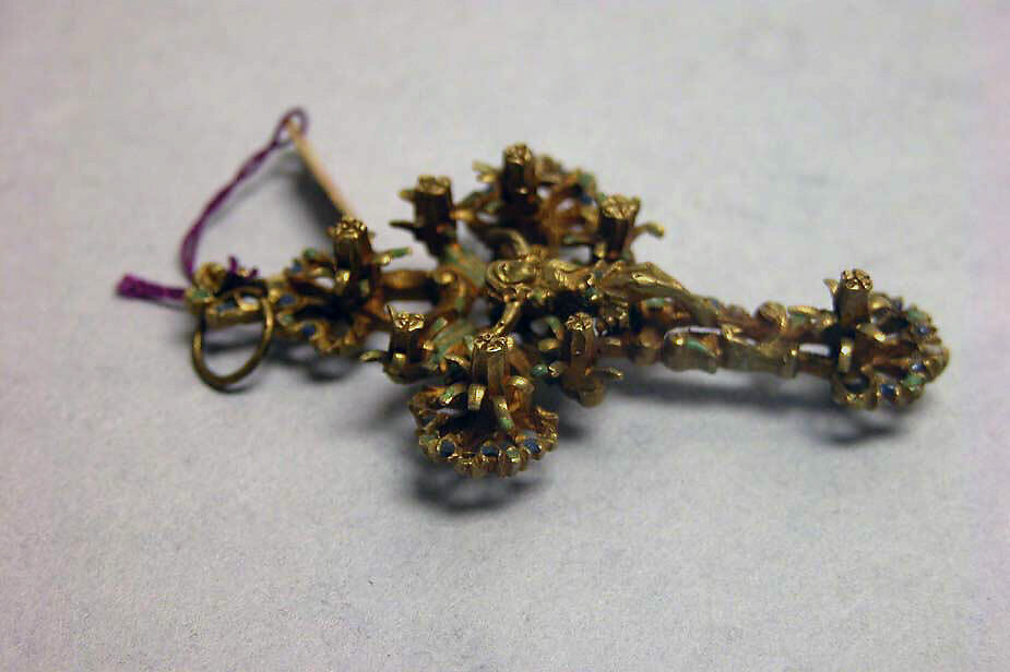 Crucifix Pendant, Gold, enamel, Philippines