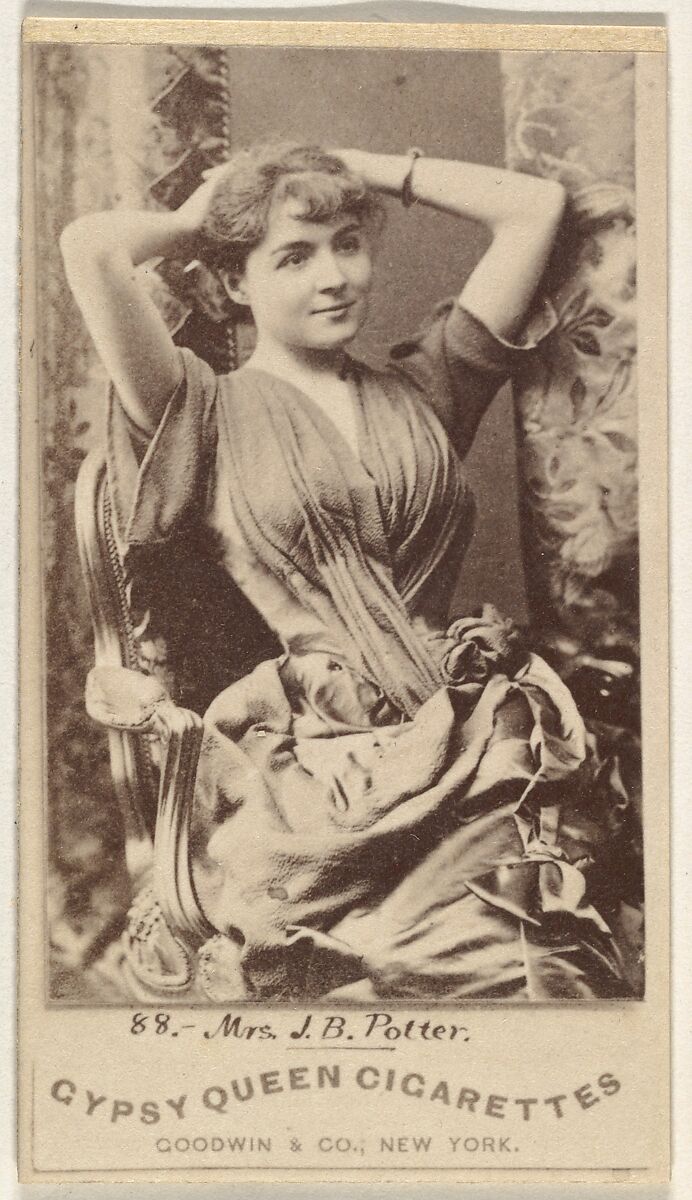 Issued by Goodwin & Company - Mrs. J.B. Potter, from the Actors and  Actresses series (N171) for Gypsy Queen Cigarettes