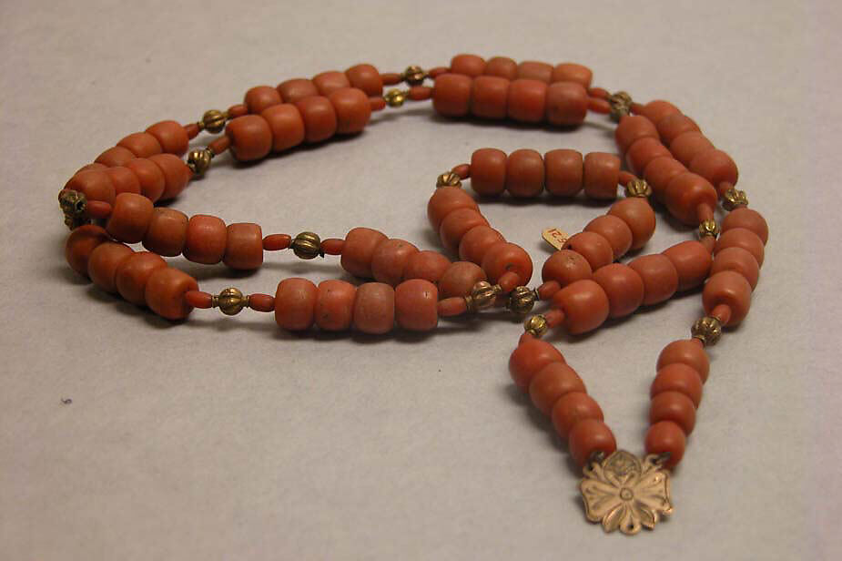 Rosary, Gold, coral, Philippines 