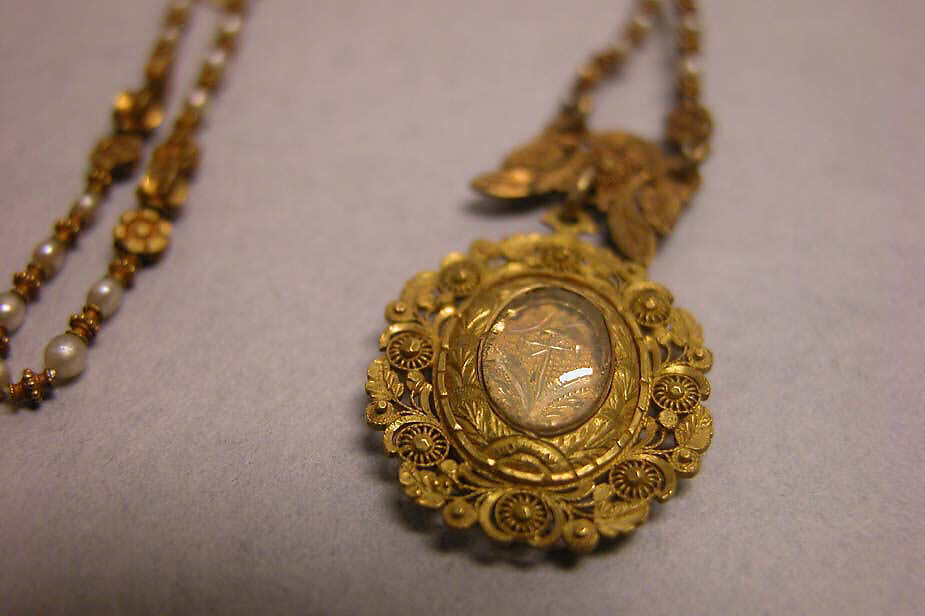 Necklace or Rosary (?), Gold, pearls, Philippines