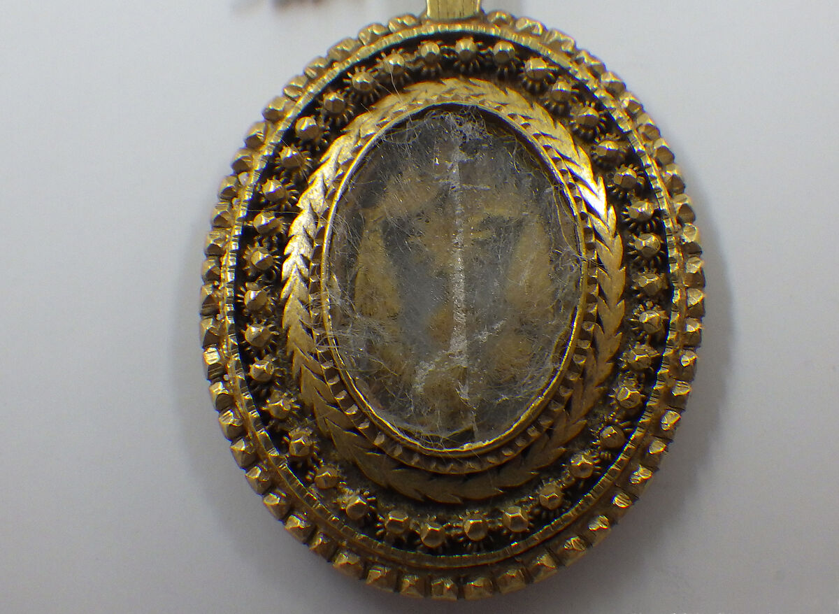 Pendant, Gold alloy and glass, Philippines