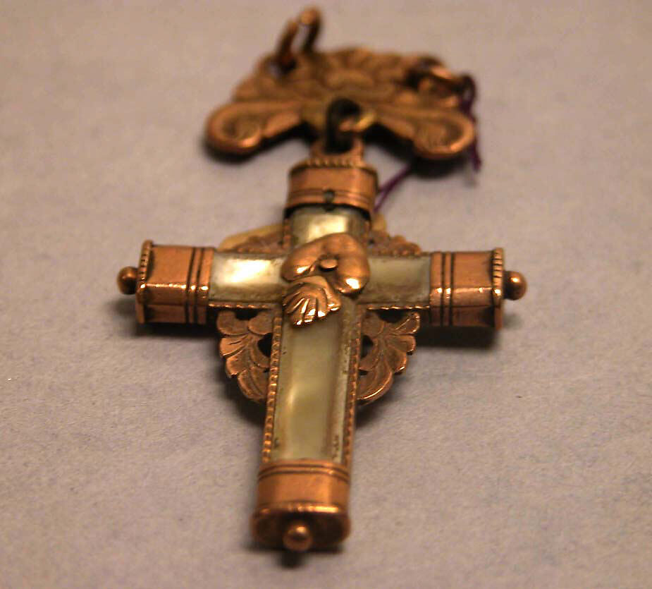 Cross, Gold, mother-of-pearl, Philippines 