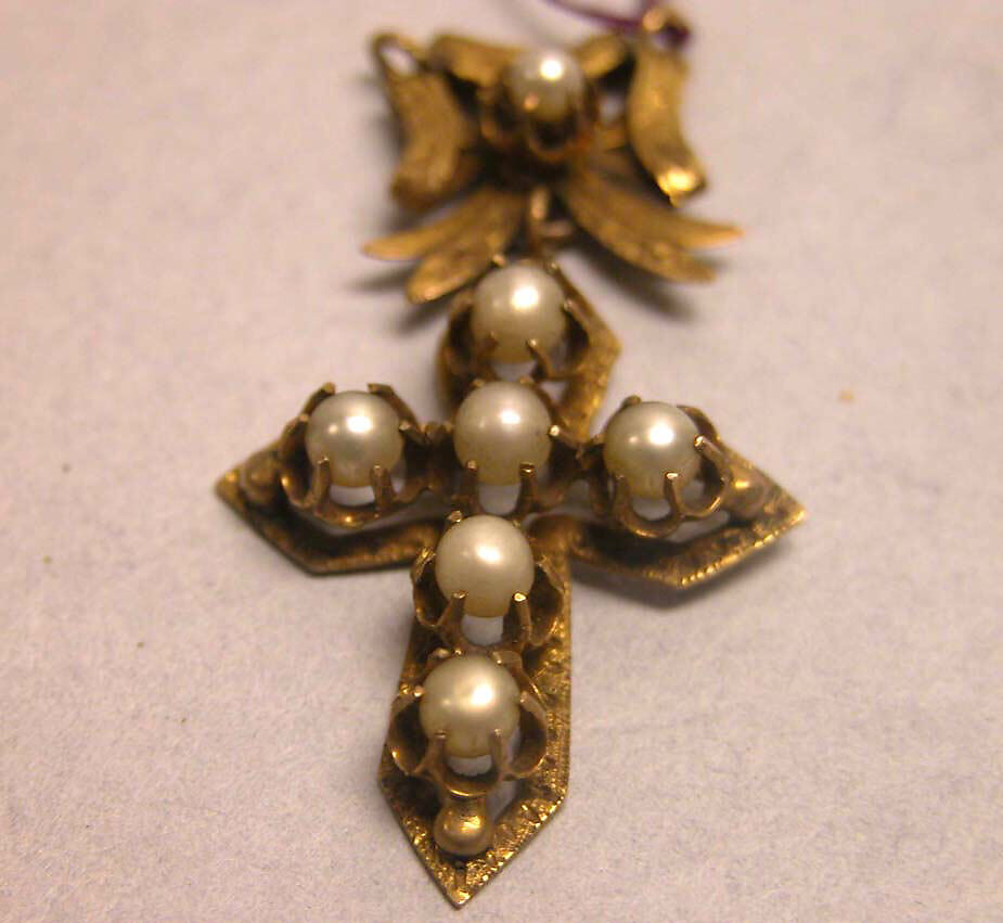 Cross, Gold, pearls, Philippines 