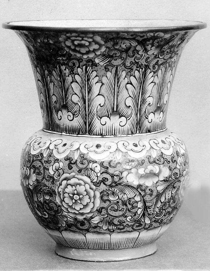 Vase, Painted enamel, China 