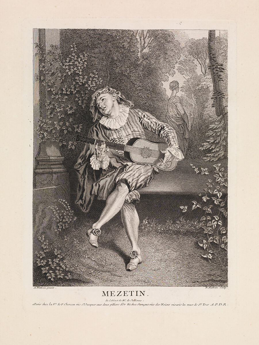 L'Oeuvre D'Antoine Watteau Pientre du Roy en son Academie Roïale de Peinture et Sculpture Gravé d'après ses Tableaux & Desseins originaux...par les Soins de M. de Jullienne, Volume I, After Antoine Watteau (French, Valenciennes 1684–1721 Nogent-sur-Marne), Engraving
