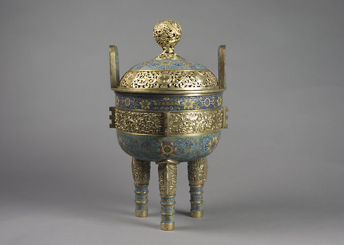 One of a Pair of Incense Burners