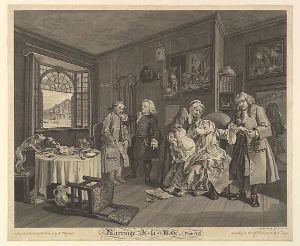 Marriage A-la-Mode, Plate VI