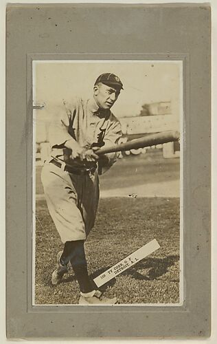 Ty Cobb Cabinet Card  National Museum of American History
