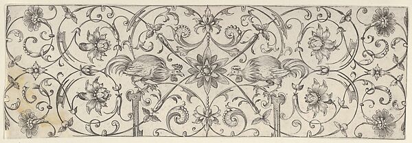 Friezes with Birds, Flowers and Meandering Wreaths and Scrolls (4)