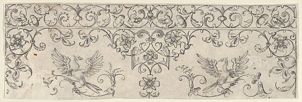 Friezes with Birds, Flowers and Meandering Wreaths and Scrolls (7)