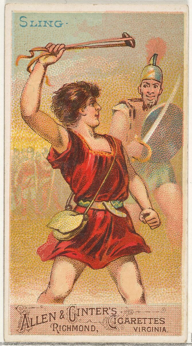Sling, from the Arms of All Nations series (N3) for Allen & Ginter Cigarettes Brands, Issued by Allen &amp; Ginter (American, Richmond, Virginia), Commercial color lithograph 