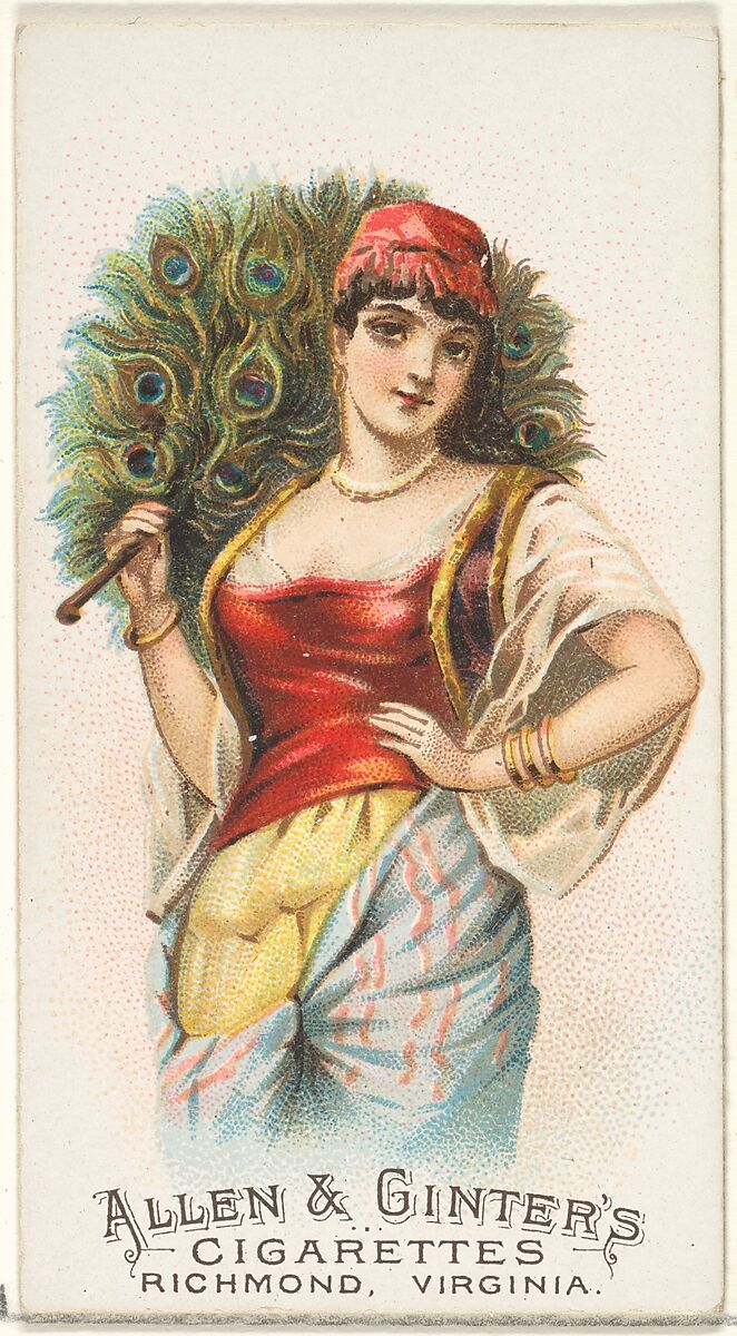 Plate 11, from the Fans of the Period series (N7) for Allen & Ginter Cigarettes Brands, Issued by Allen &amp; Ginter (American, Richmond, Virginia), Commercial color lithograph 