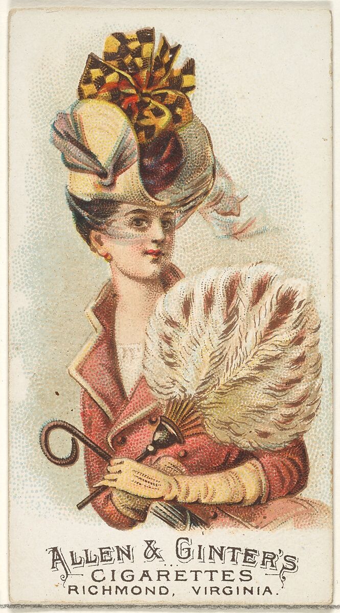 Plate 26, from the Fans of the Period series (N7) for Allen & Ginter Cigarettes Brands, Issued by Allen &amp; Ginter (American, Richmond, Virginia), Commercial color lithograph 
