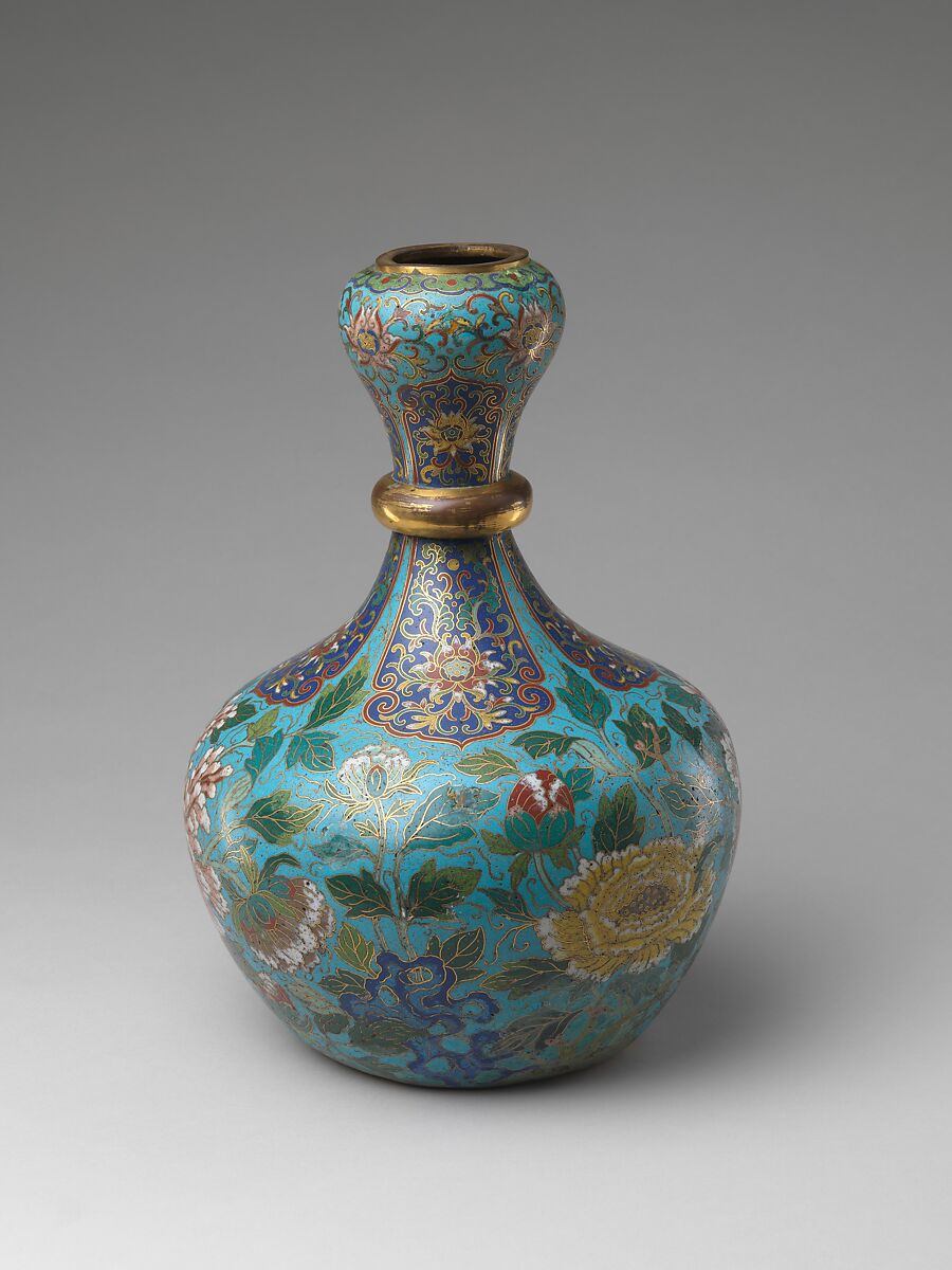 Vase, Cloisonné enamel, China