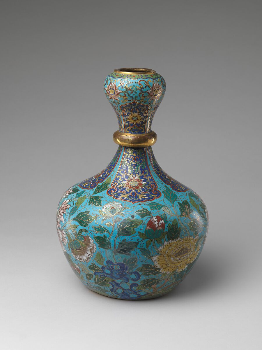 Vase, Cloisonné enamel, China