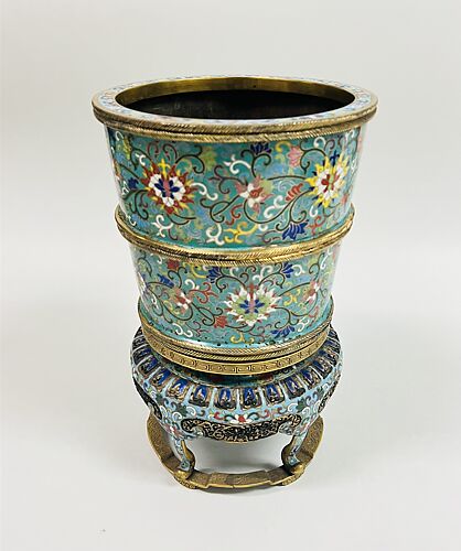 Flower Pot with Stand (One of a Pair)