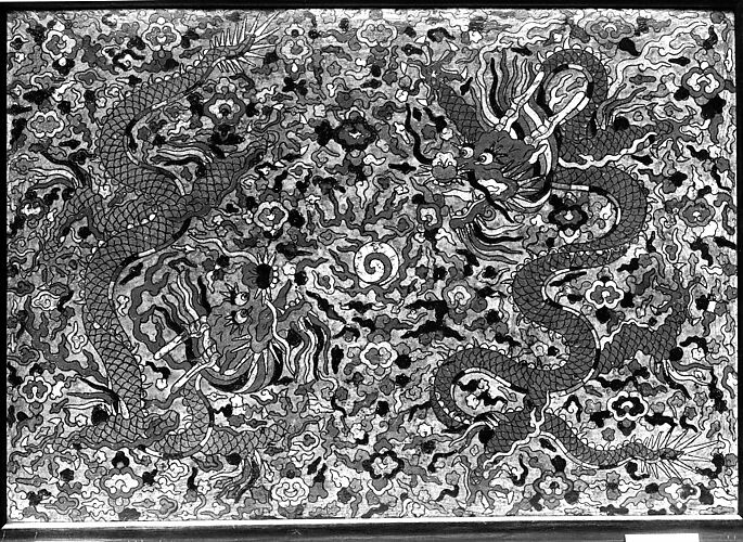 Panel with Dragons