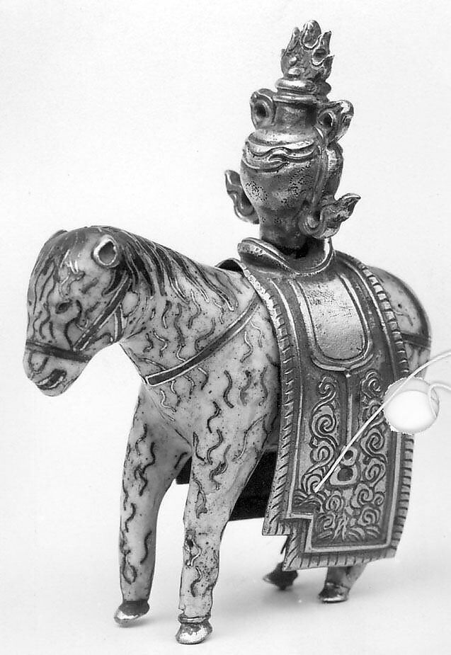 Horse, Enamel, gilt metal, China 