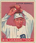 Goudey Gum Company | Victor Sorrell, Detroit Tigers, from the Goudey ...