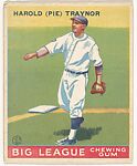 Harold (Pie) Traynor, Pittsburgh Pirates, from the Goudey Gum Company's Big League Chewing Gum series (R319), Goudey Gum Company, Commercial lithograph