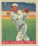 Ethan Allen, St. Louis Cardinals, from the Goudey Gum Company's Big League Chewing Gum series (R319)