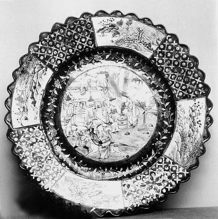 Plate, Painted enamel, China 