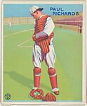 Paul Richards, New York Giants, from the Goudey Gum Company's Big League Chewing Gum series (R319), Goudey Gum Company  American, Commercial lithograph