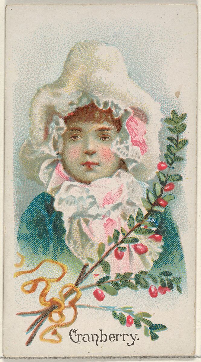 Cranberry, from the Fruits series (N12) for Allen & Ginter Cigarettes Brands, Issued by Allen &amp; Ginter (American, Richmond, Virginia), Commercial color lithograph 