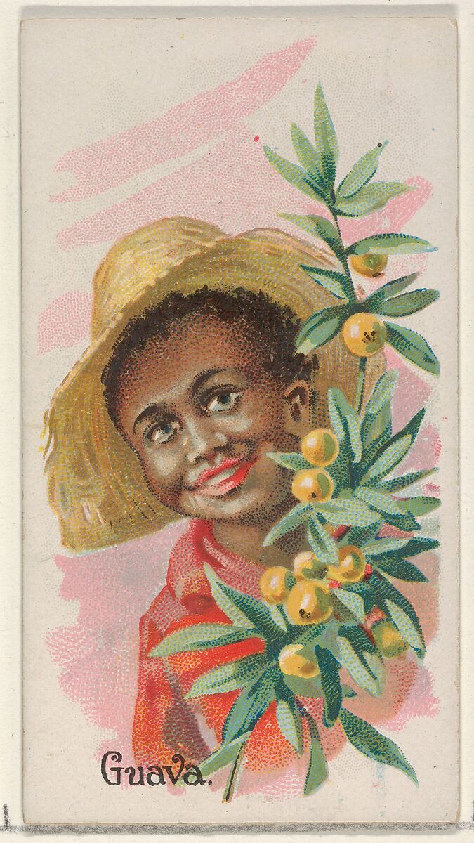 Guava, from the Fruits series (N12) for Allen & Ginter Cigarettes Brands, Issued by Allen &amp; Ginter (American, Richmond, Virginia), Commercial color lithograph 