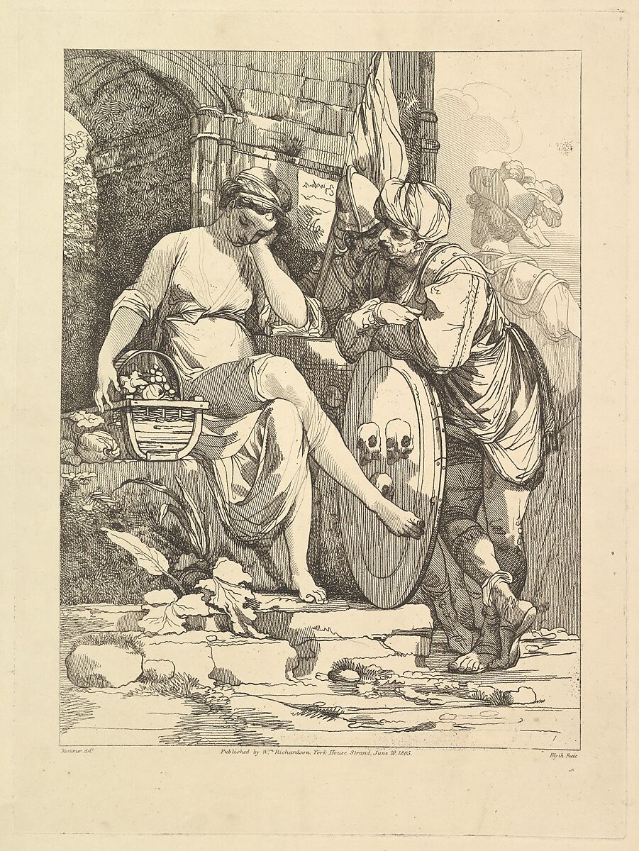Banditti at Market, Robert Blyth (British, ca. 1750–1784), Etching 