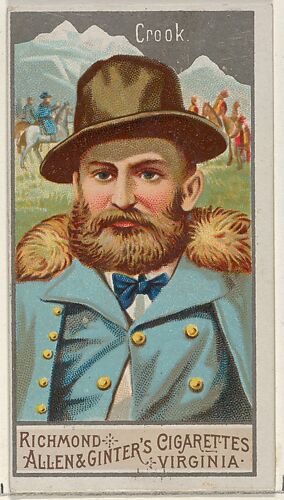 George R. Crook, from the Great Generals series (N15) for Allen & Ginter Cigarettes Brands
