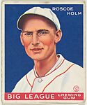 Roscoe Holm, St. Louis Cardinals, from the Goudey Gum Company's Big League Chewing Gum series (R319), Goudey Gum Company  American, Commercial lithograph