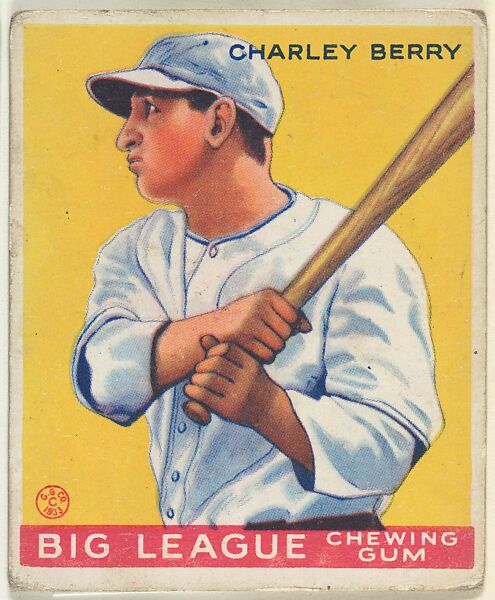 Goudey Gum Company | Charley Berry, Chicago White Sox, from the Goudey ...