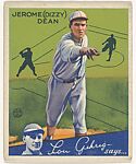 Jerome (Dizzy) Dean, St. Louis Cardinals, from the Big League Chewing Gum series (R320) for the Goudey Gum Company, Goudey Gum Company, Commercial color lithograph
