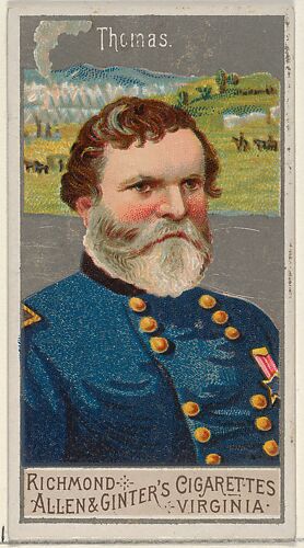 George Henry Thomas, from the Great Generals series (N15) for Allen & Ginter Cigarettes Brands