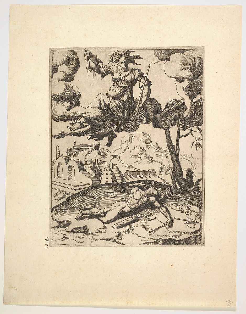 The Triumph of Chastity from The Triumphs of Petrarch, Attributed to Dirck Volckertsz Coornhert (Netherlandish, Amsterdam 1519/22–1590 Gouda), Etching 